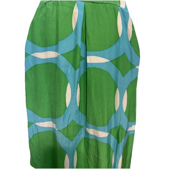 Alice And Trixie Silk Geometric Print Blouse Size L - Picture 6 of 8